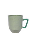 Geometric Coffee Mug in Green