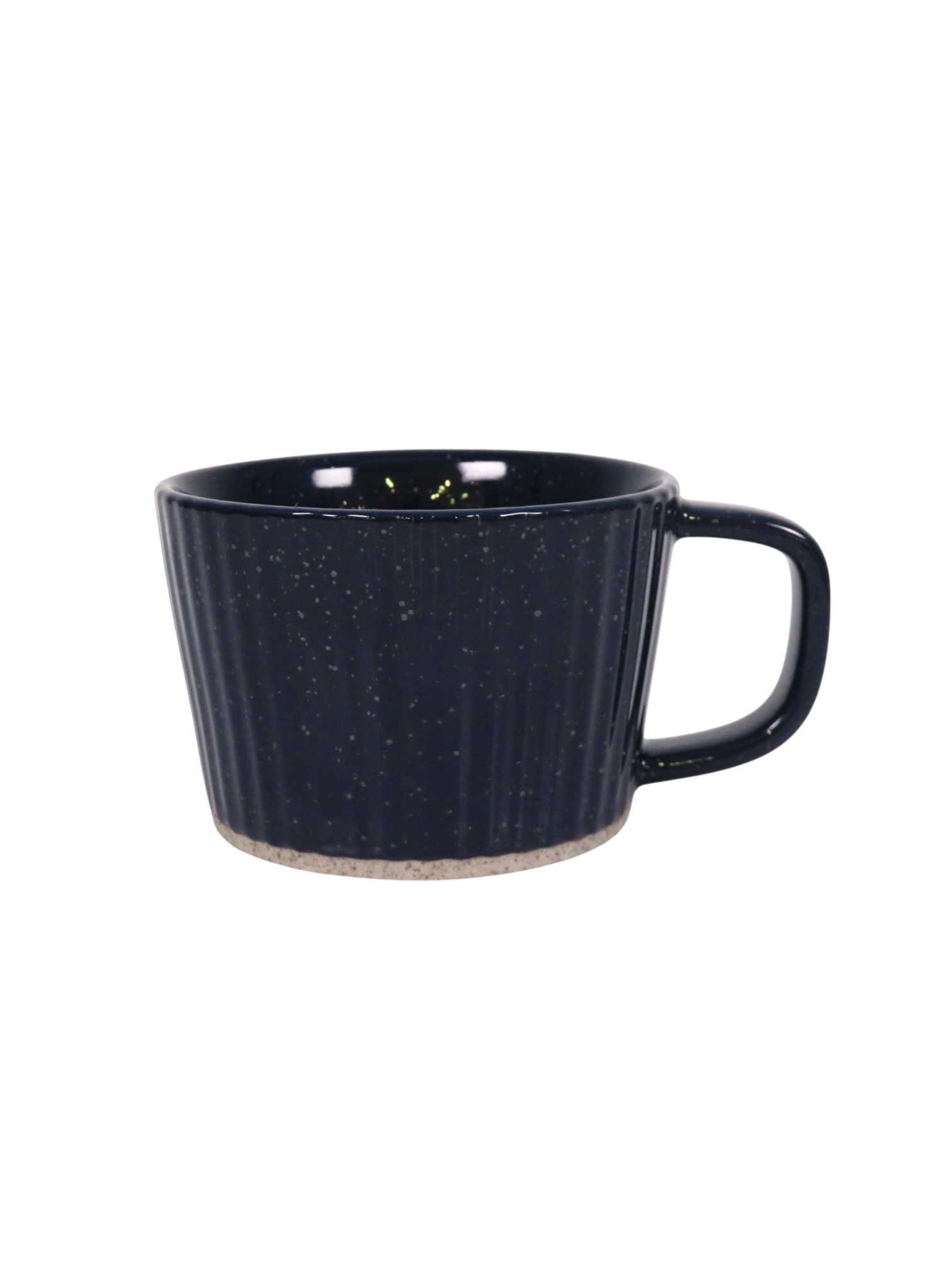 Reactive Glaze Speckle Mug in Navy
