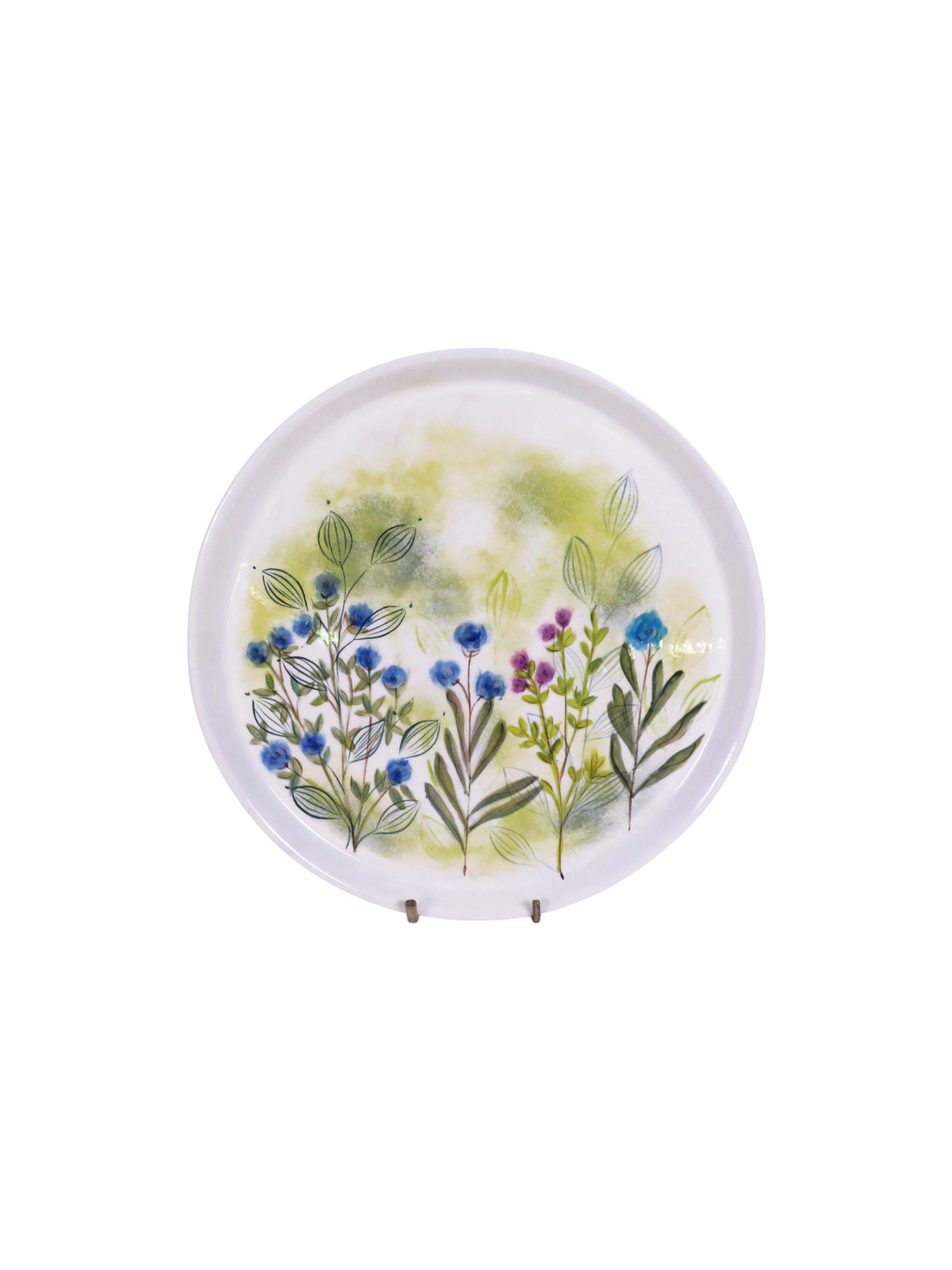 Garden Flower Dessert Plate