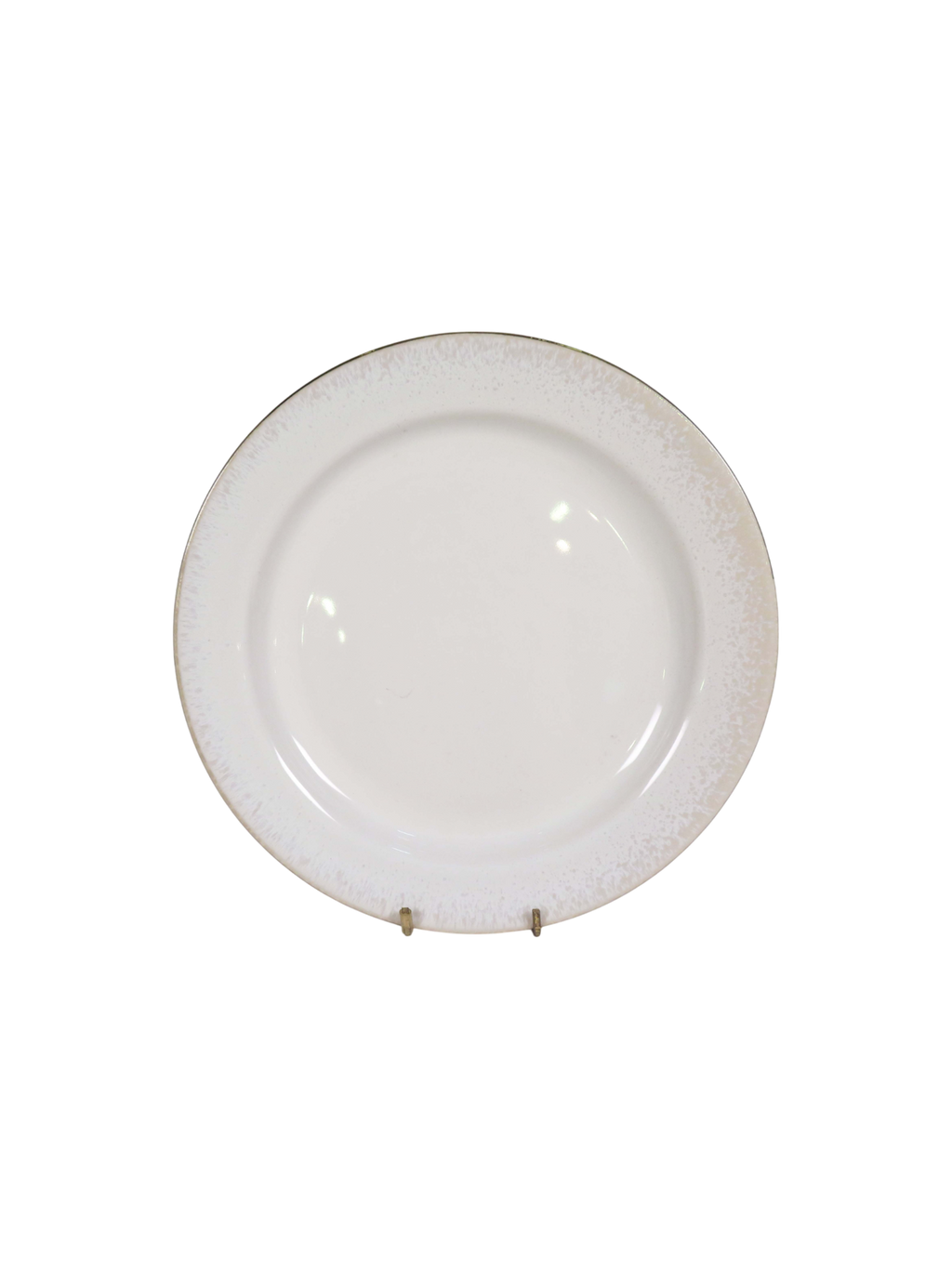 Reactive Glaze Gold Detail Dinnerware Set