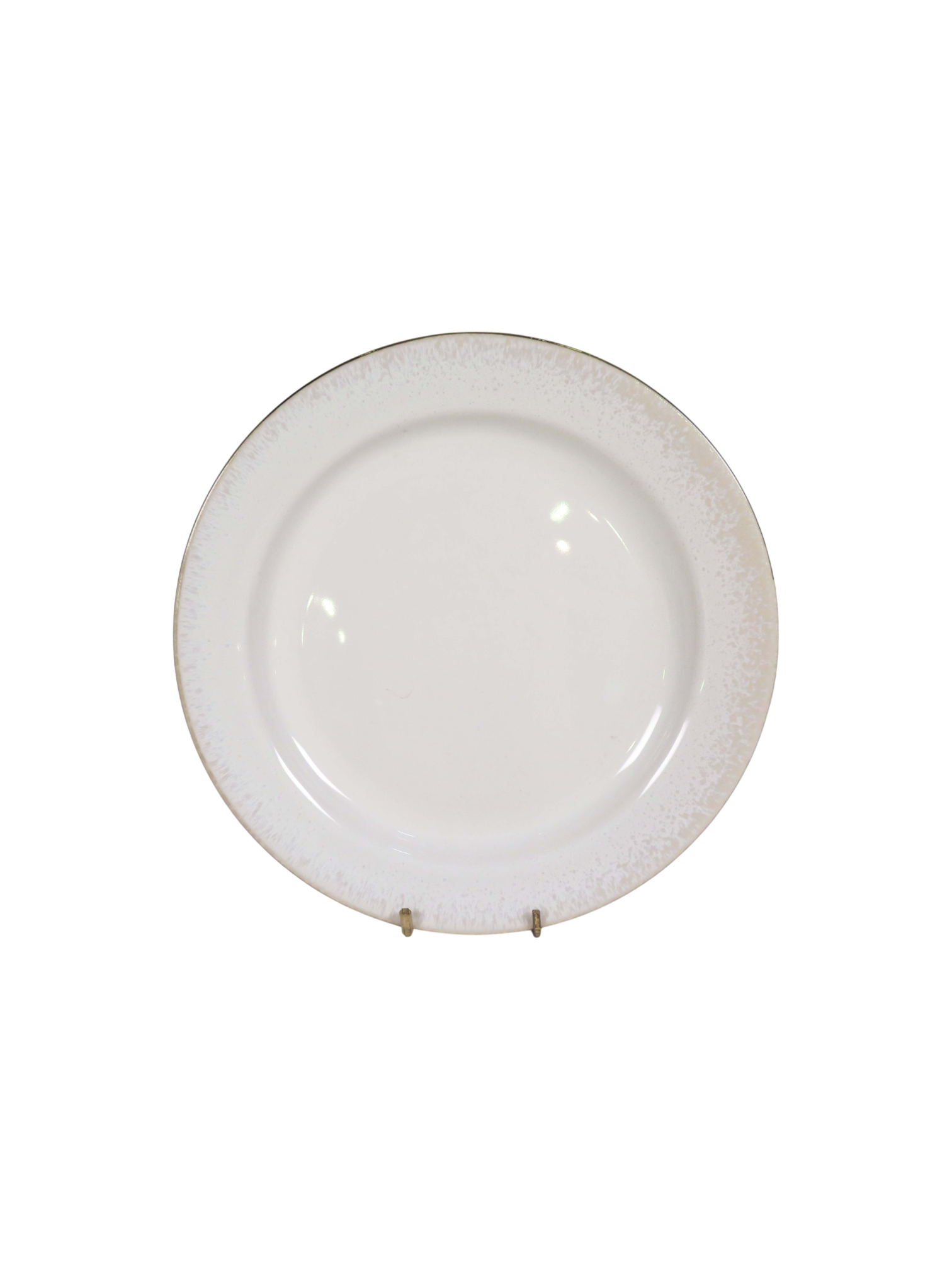 Reactive Glaze Gold Detail Dinnerware Set