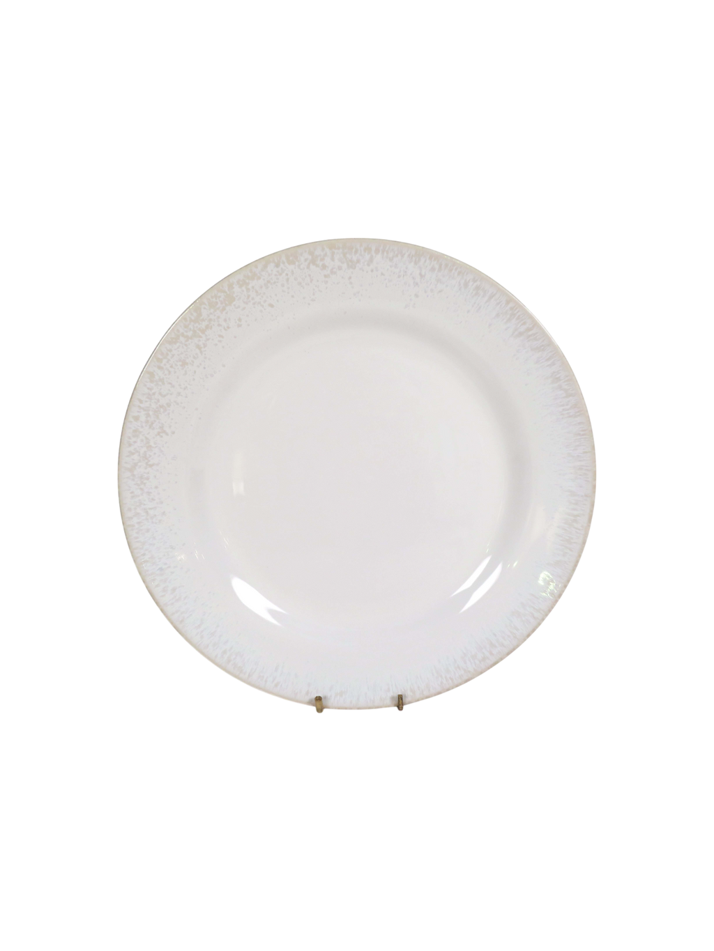 Reactive Glaze Gold Detail Dinnerware Set