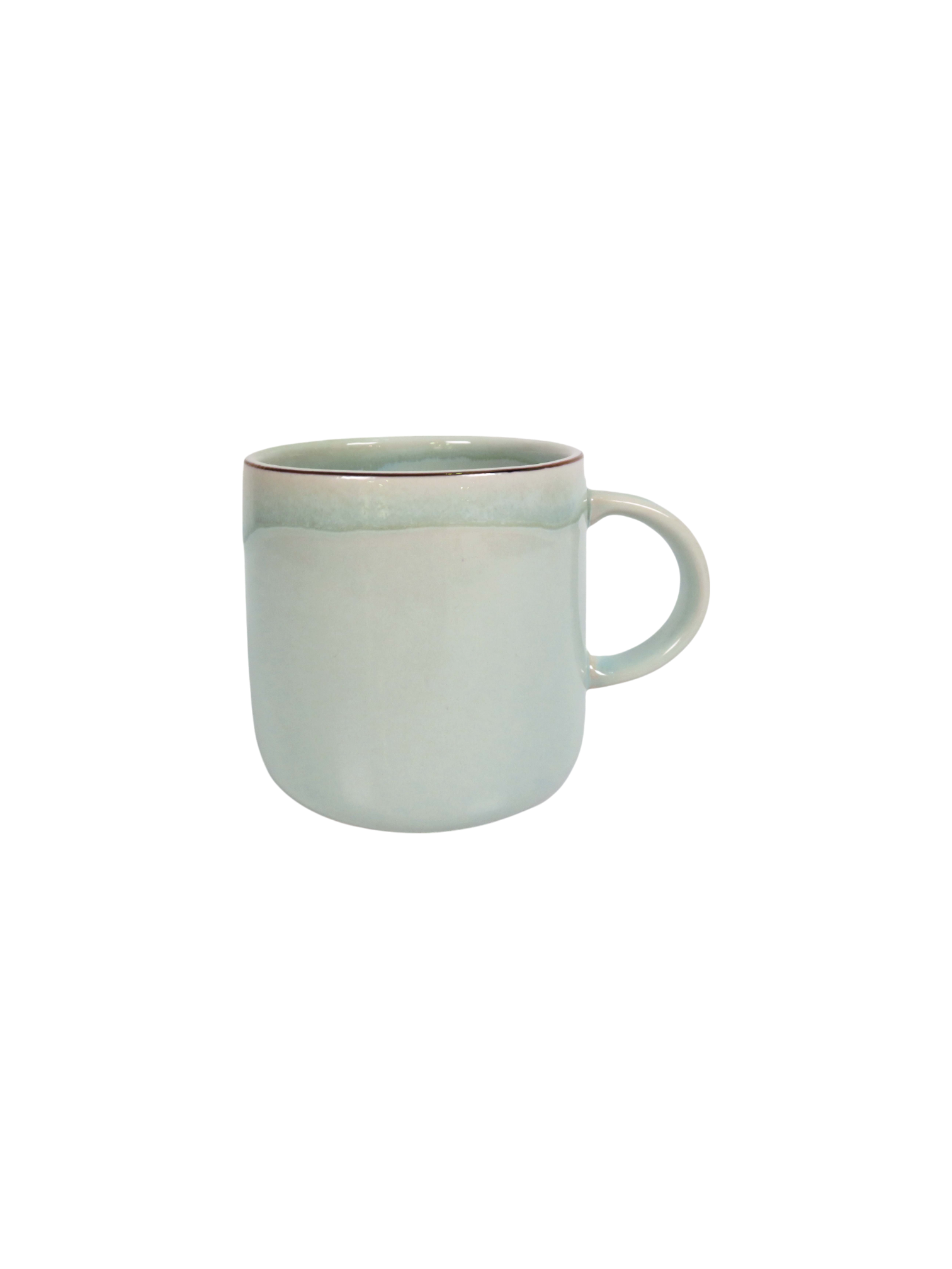 Reactive Glaze Turquoise Mug