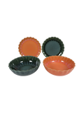 Reactive Glaze Ruffle Rim Dinner Set