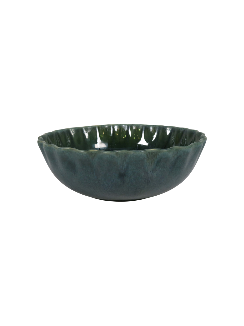 Reactive Glaze Ruffle Rim Dinner Set