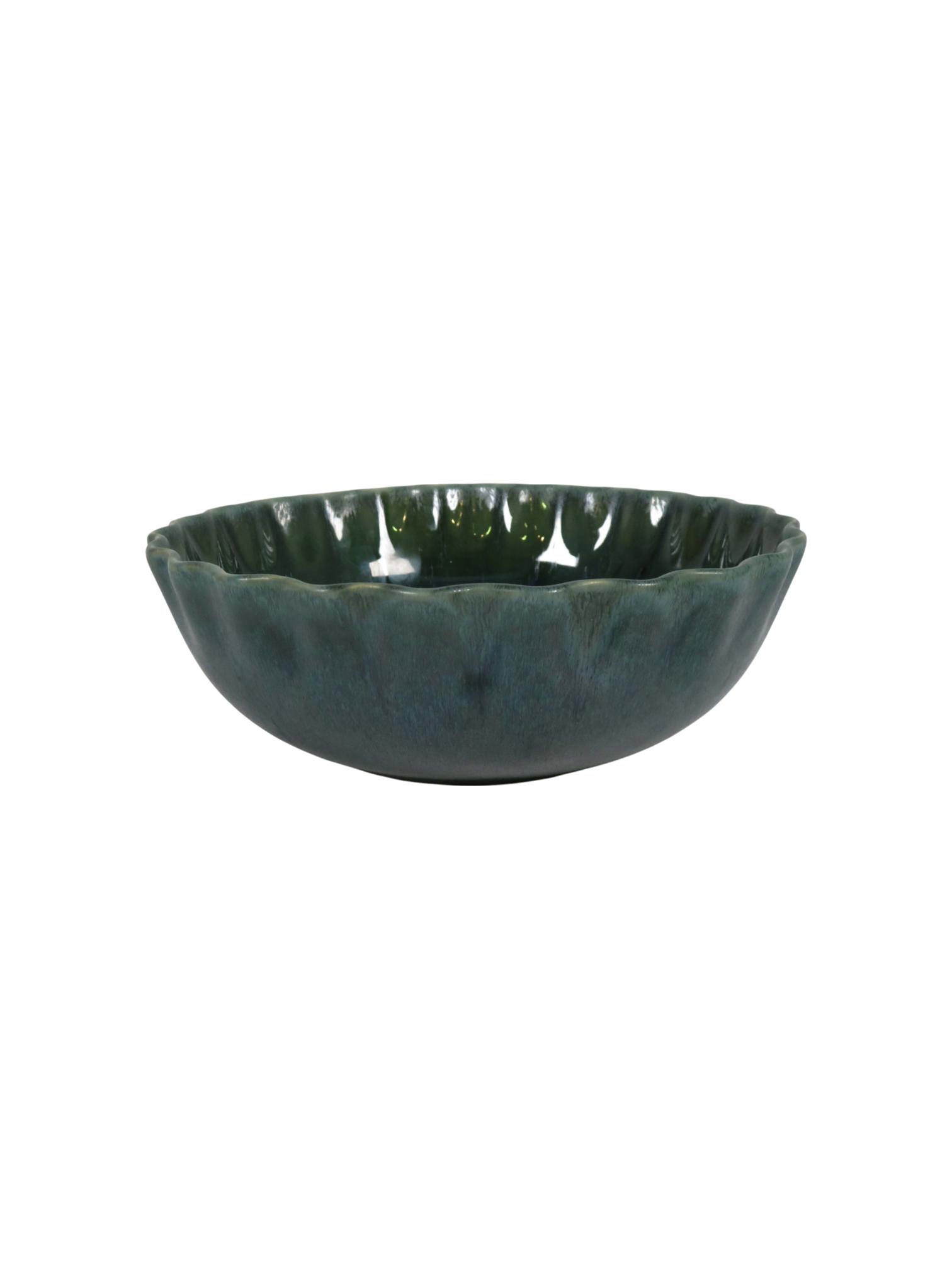 Reactive Glaze Ruffle Rim Dinner Set