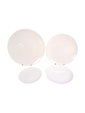 Beaded Edge Plate Dinner Set - Ivory