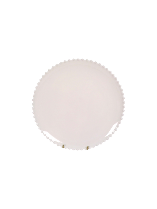 Beaded Edge Plate Dinner Set - Ivory