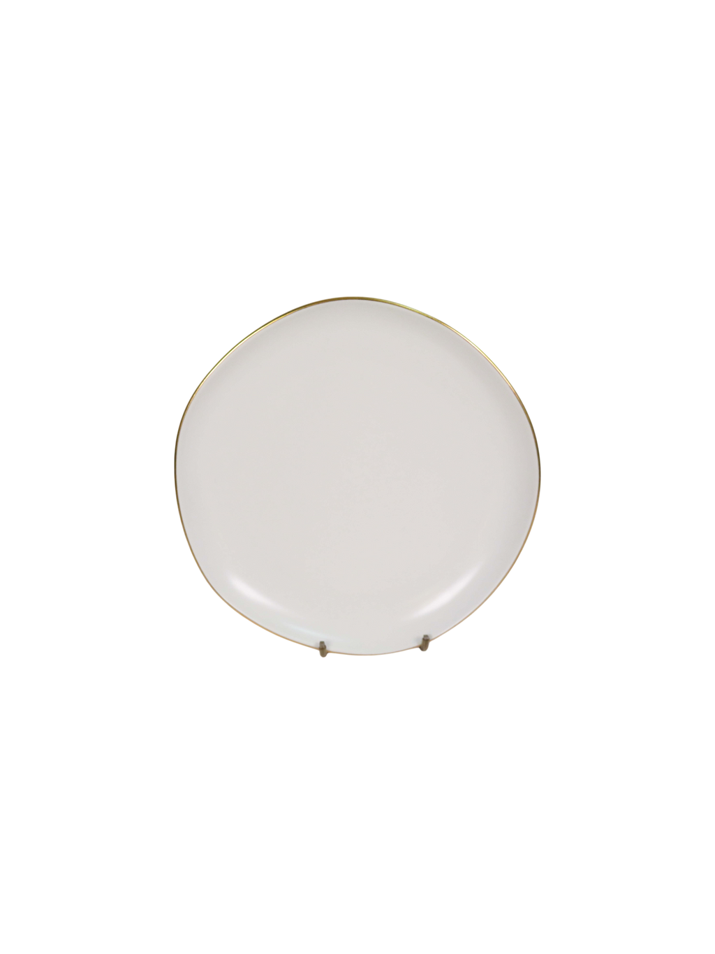 Ivory Golden Edge 3 Piece Dinnerware Set