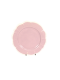 Scalloped Plate in Pink