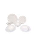 Scalloped 6 Piece Dinner Set