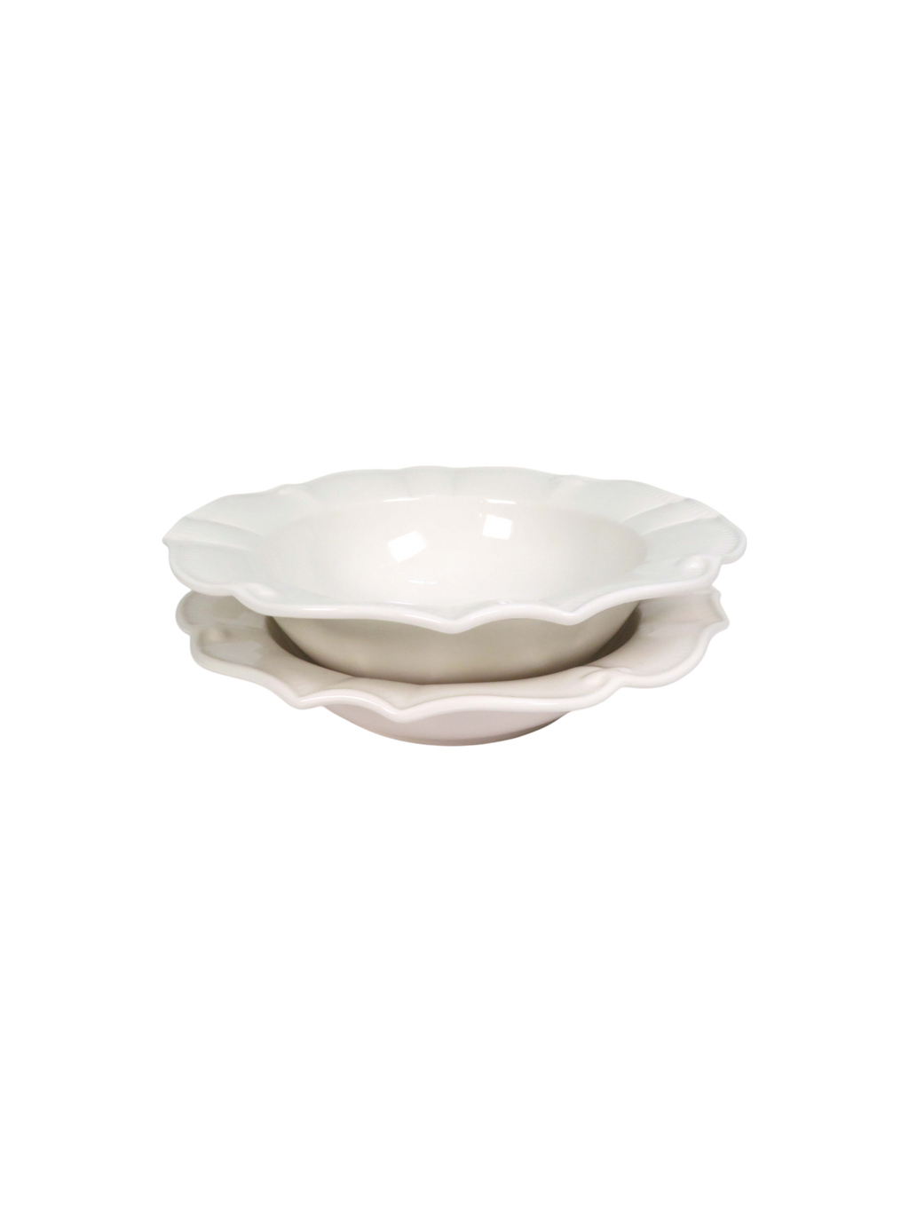 Scalloped 6 Piece Dinner Set