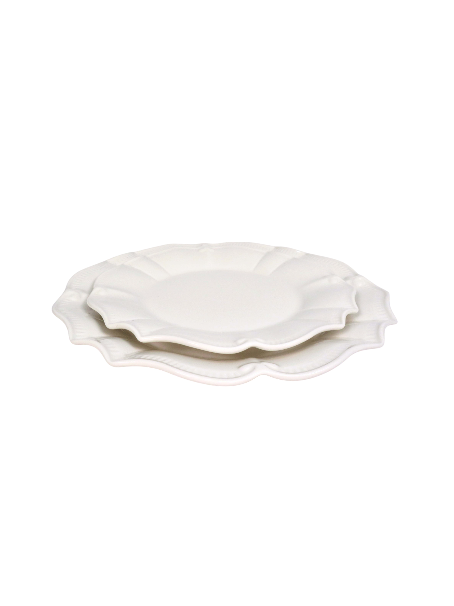 Scalloped 6 Piece Dinner Set