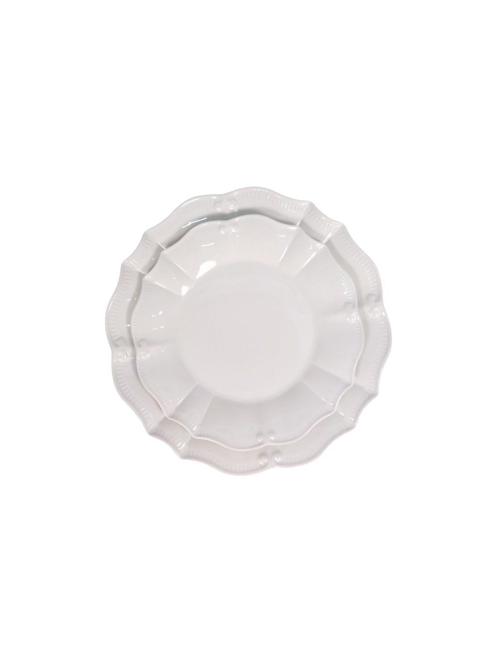 Scalloped 6 Piece Dinner Set
