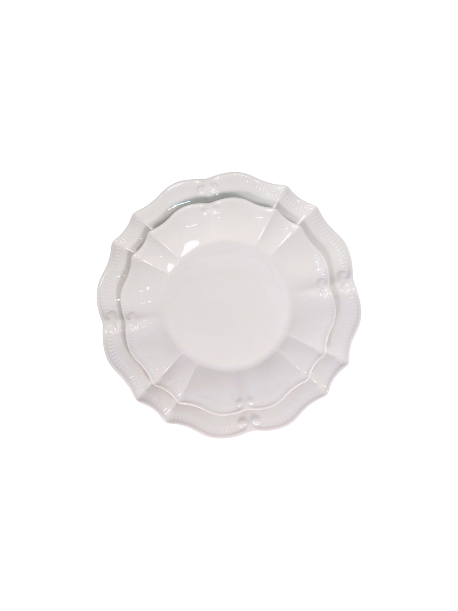 Scalloped 6 Piece Dinner Set