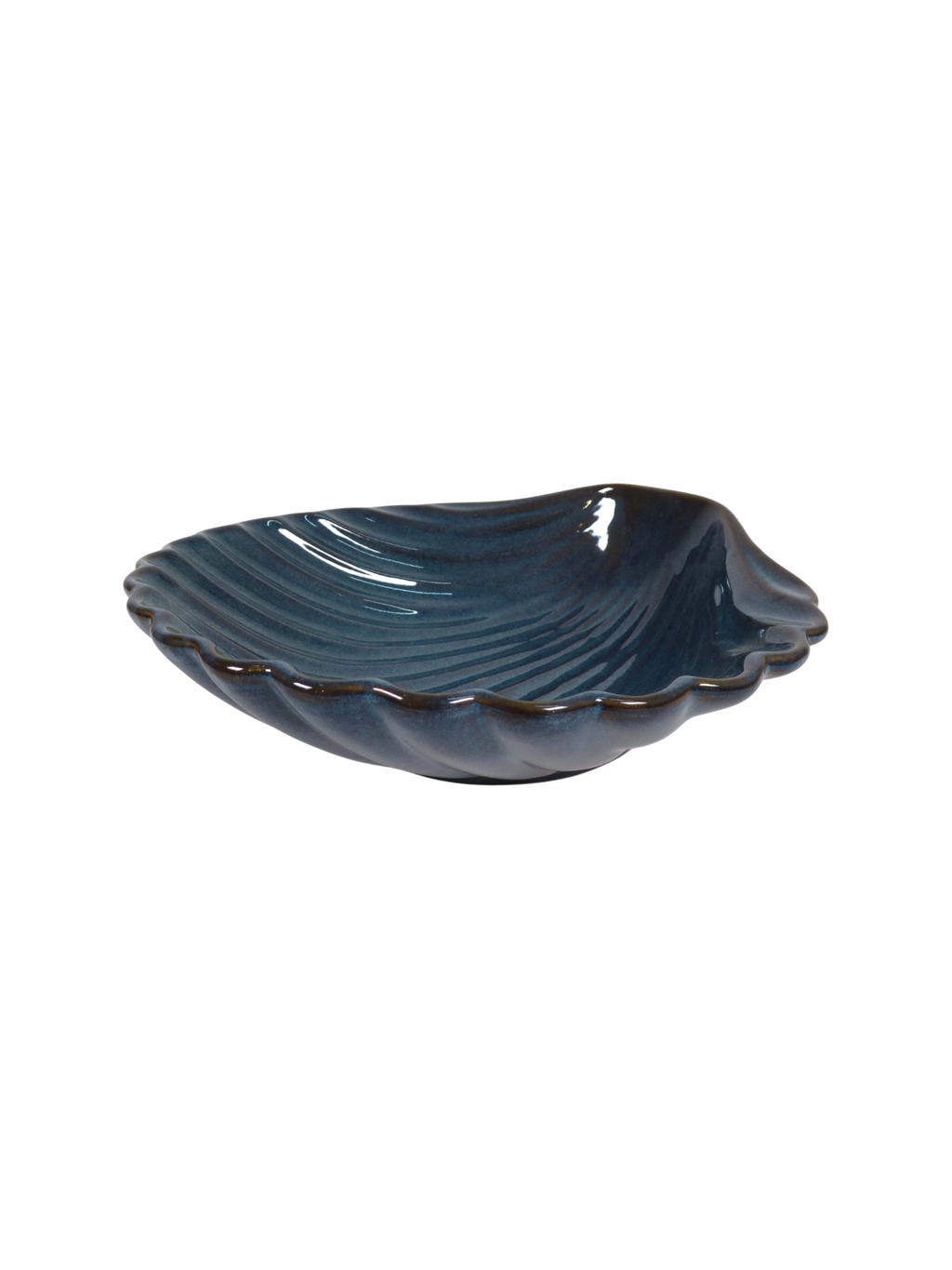 Seashell Plate in Blue