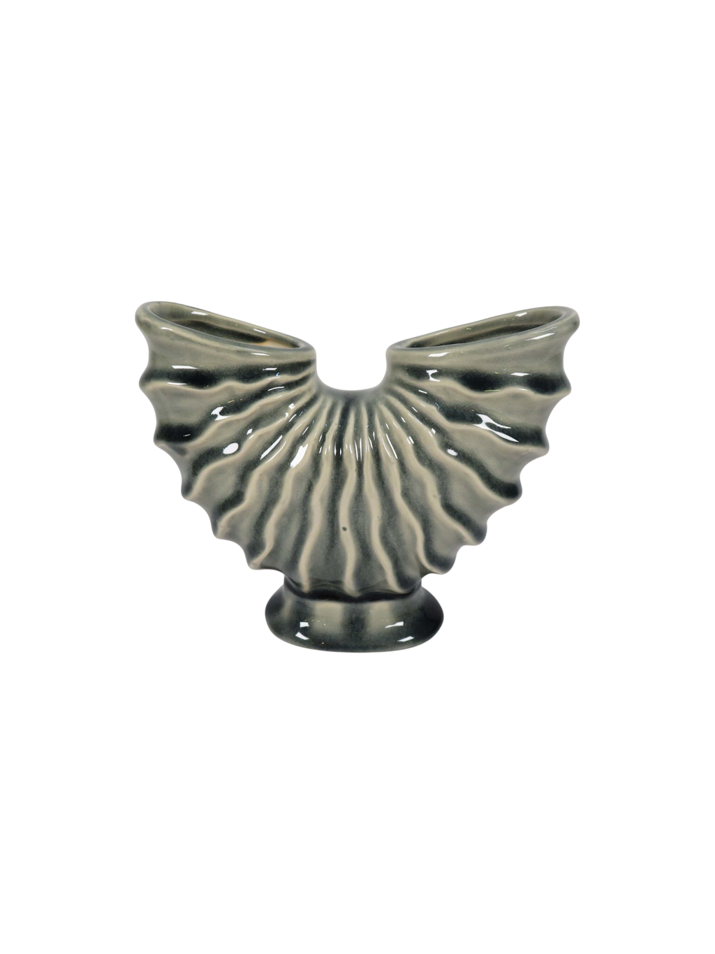 Figural Seashell Vase