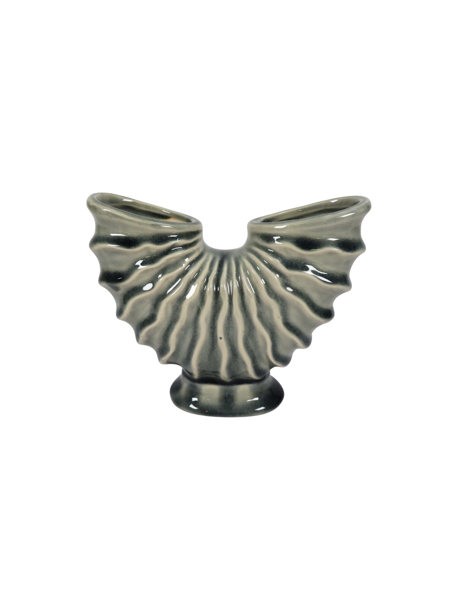Figural Seashell Vase