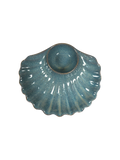 Seashell Serving Plate in Aqua