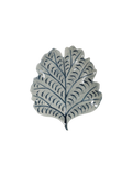 Grey Leaf Small Serving Plate