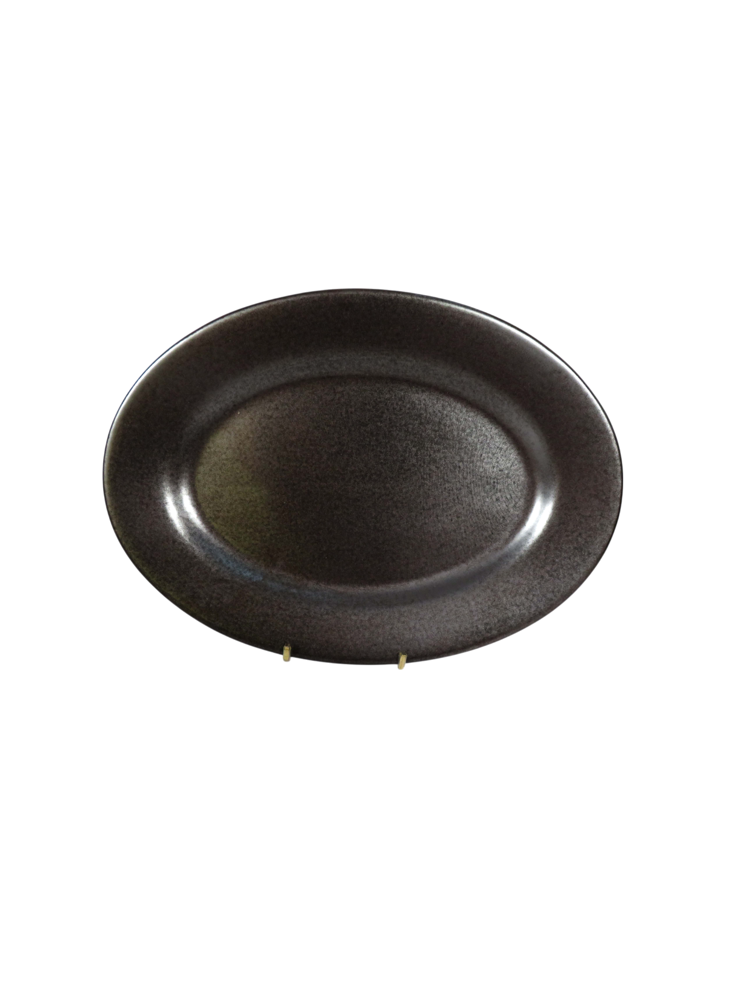 Reactive Glaze Charcoal Serveware