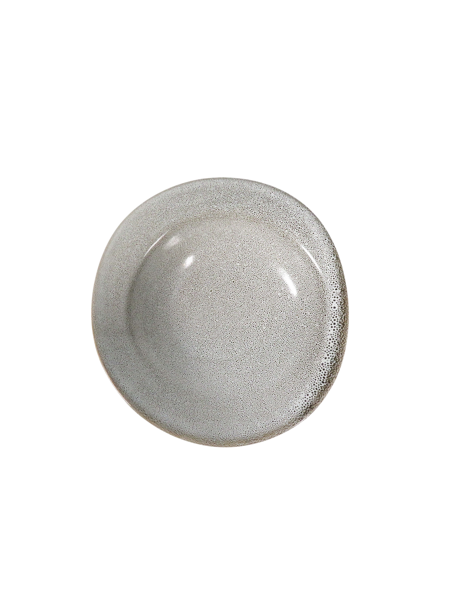 Reactive Glaze Shallow Bowl - Shadow