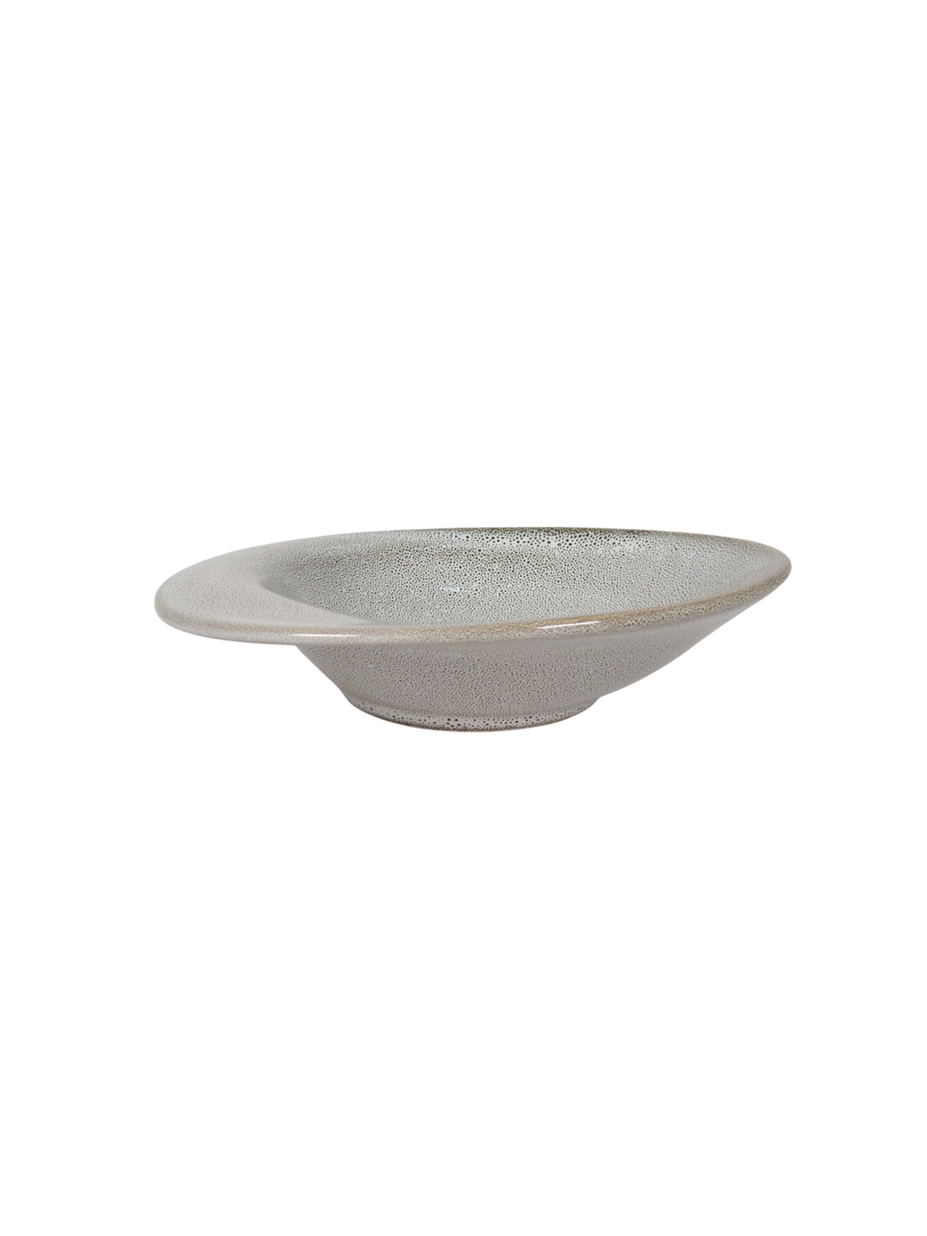 Reactive Glaze Shallow Bowl - Shadow
