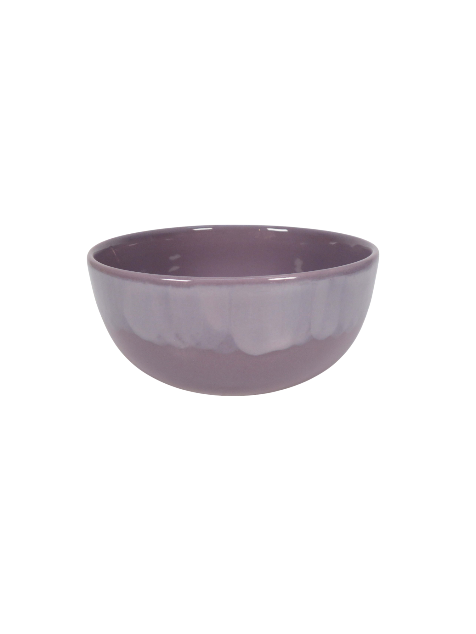 Reactive Glaze Mug and Bowl in Purple