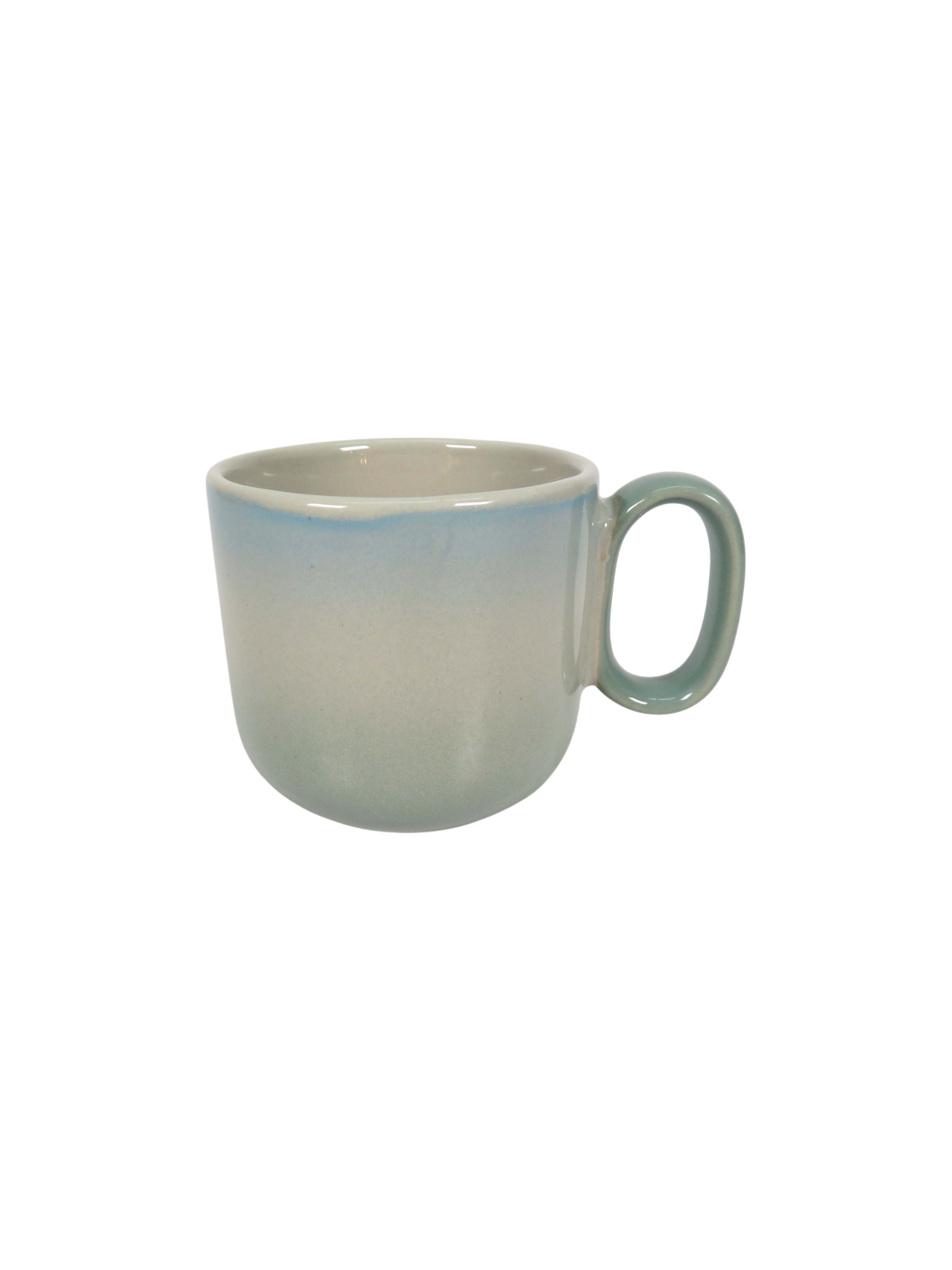 Reactive Glaze Ombre Mug in Blue