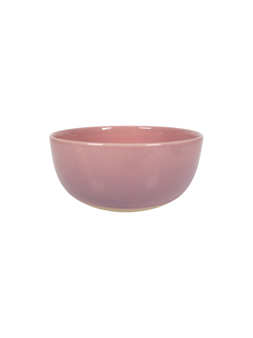 Reactive Glaze Mug and Bowl Set in Pink