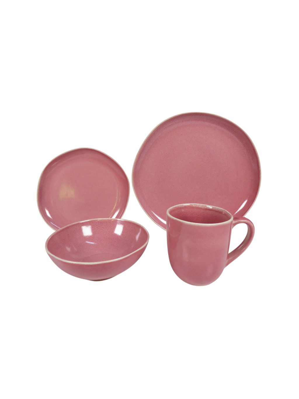 16 Piece Solid Glaze Dinner Set
