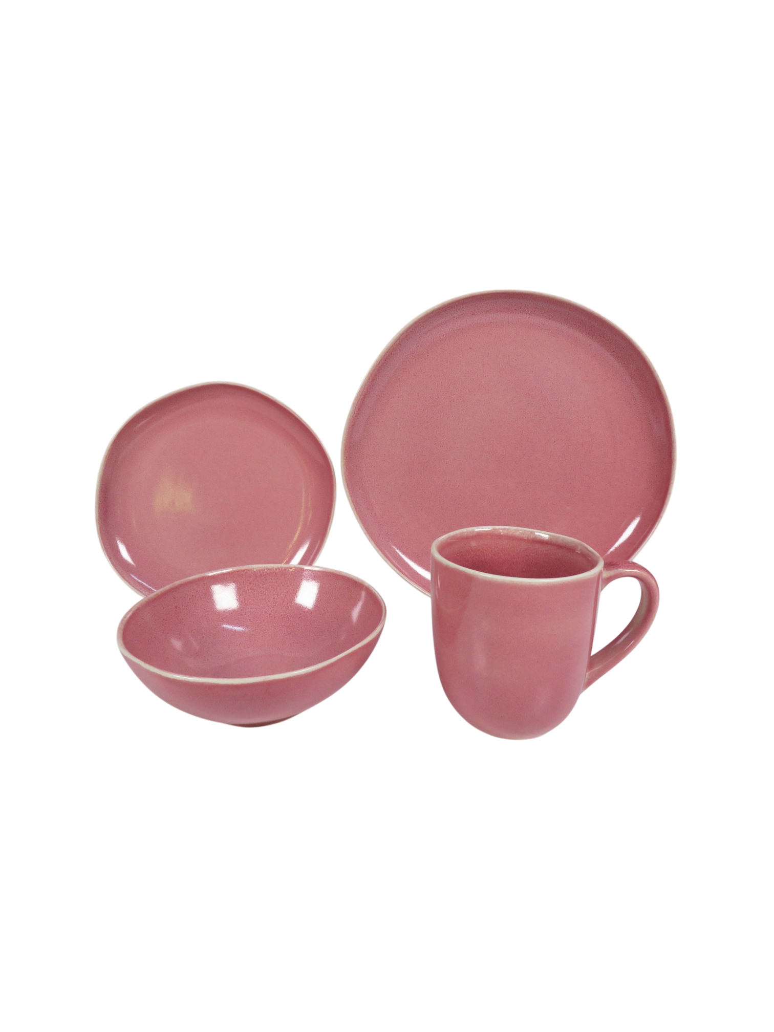 16 Piece Solid Glaze Dinner Set