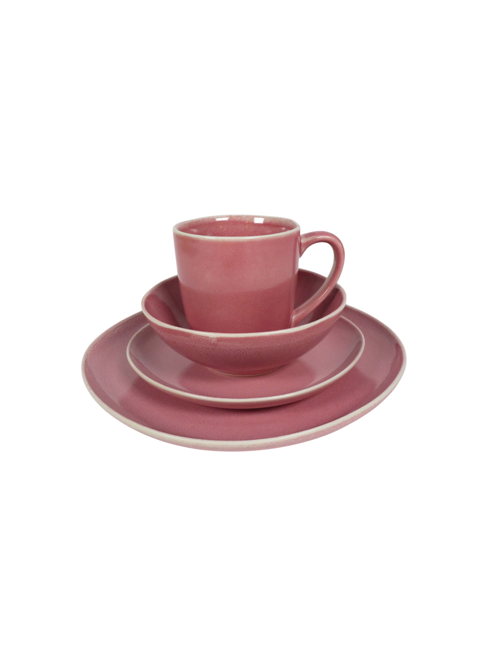 16 Piece Solid Glaze Dinner Set