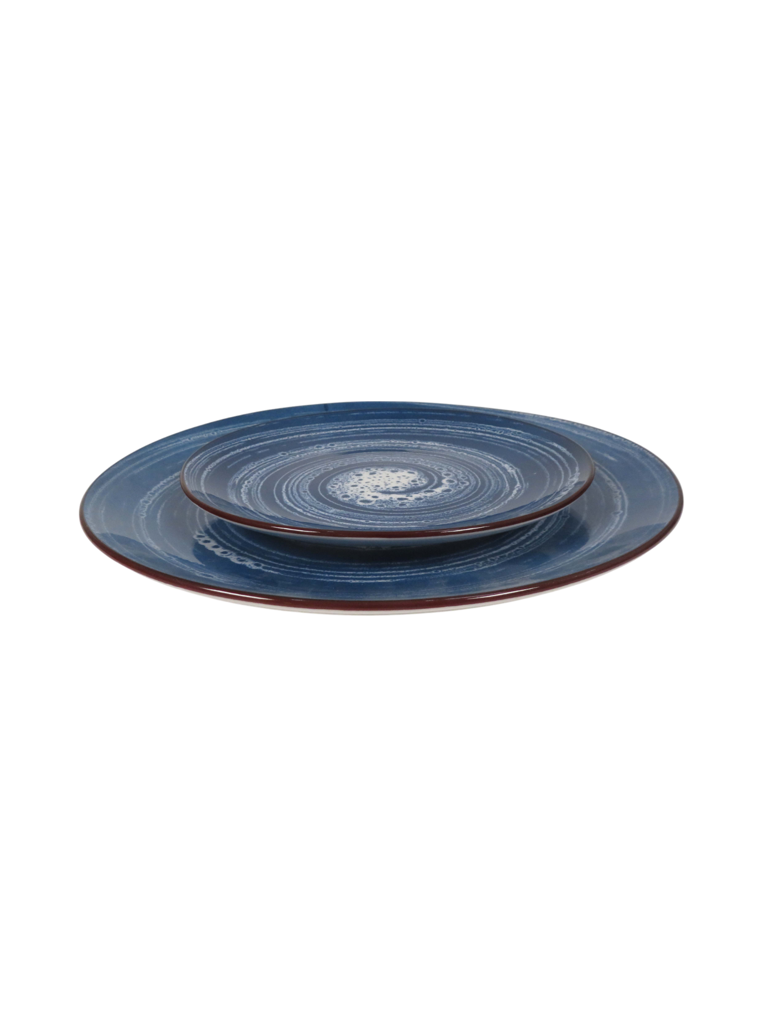 Swirl Reactive Glaze Dinner Plates