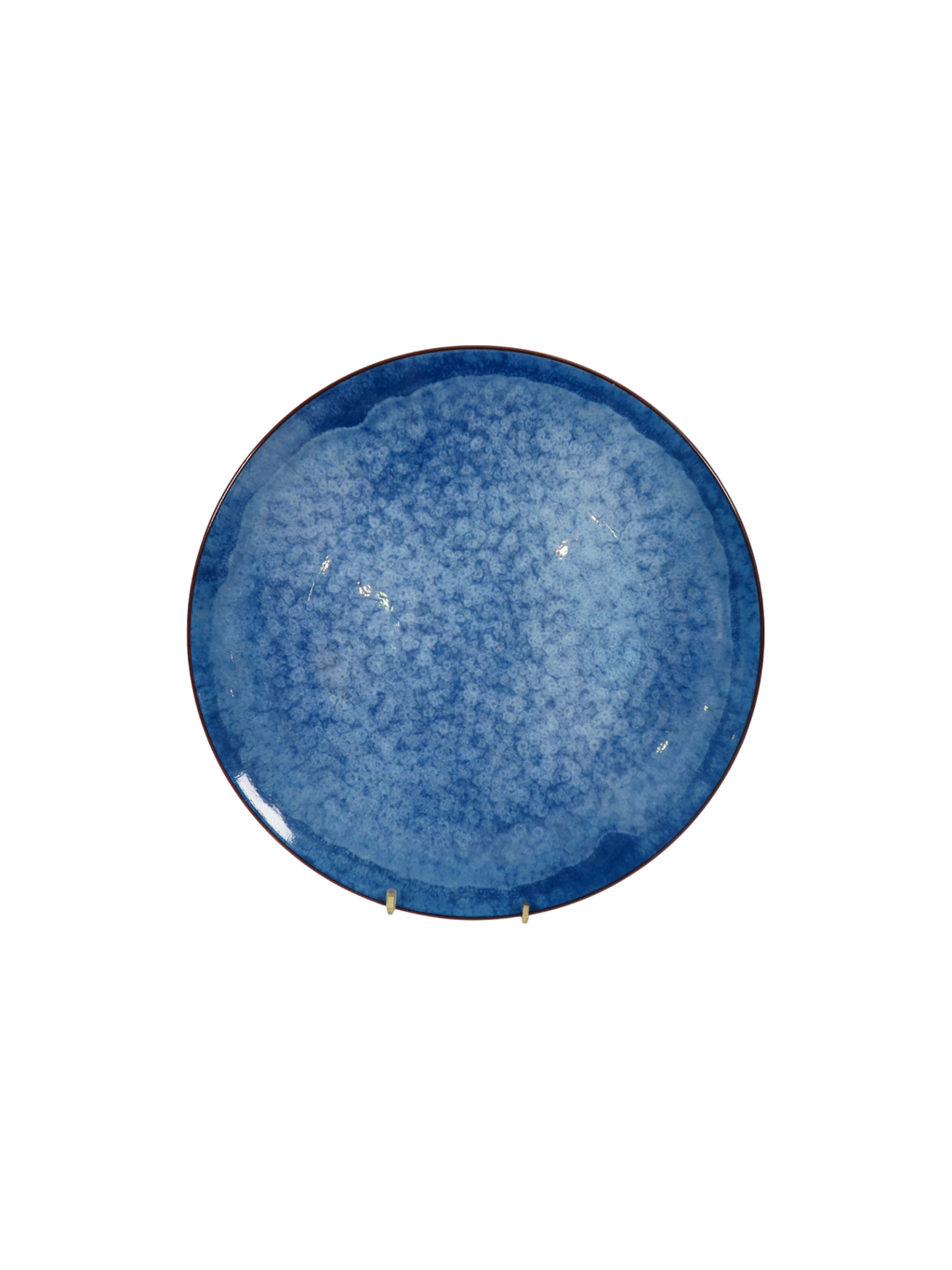 Ocean Reactive Speckle Glaze Plate