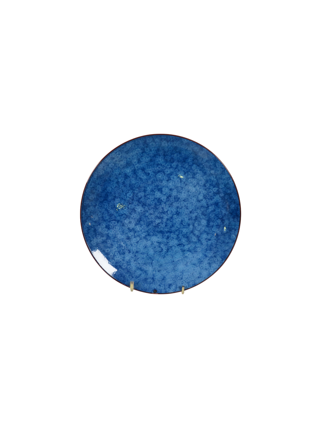 Ocean Reactive Speckle Glaze Plate