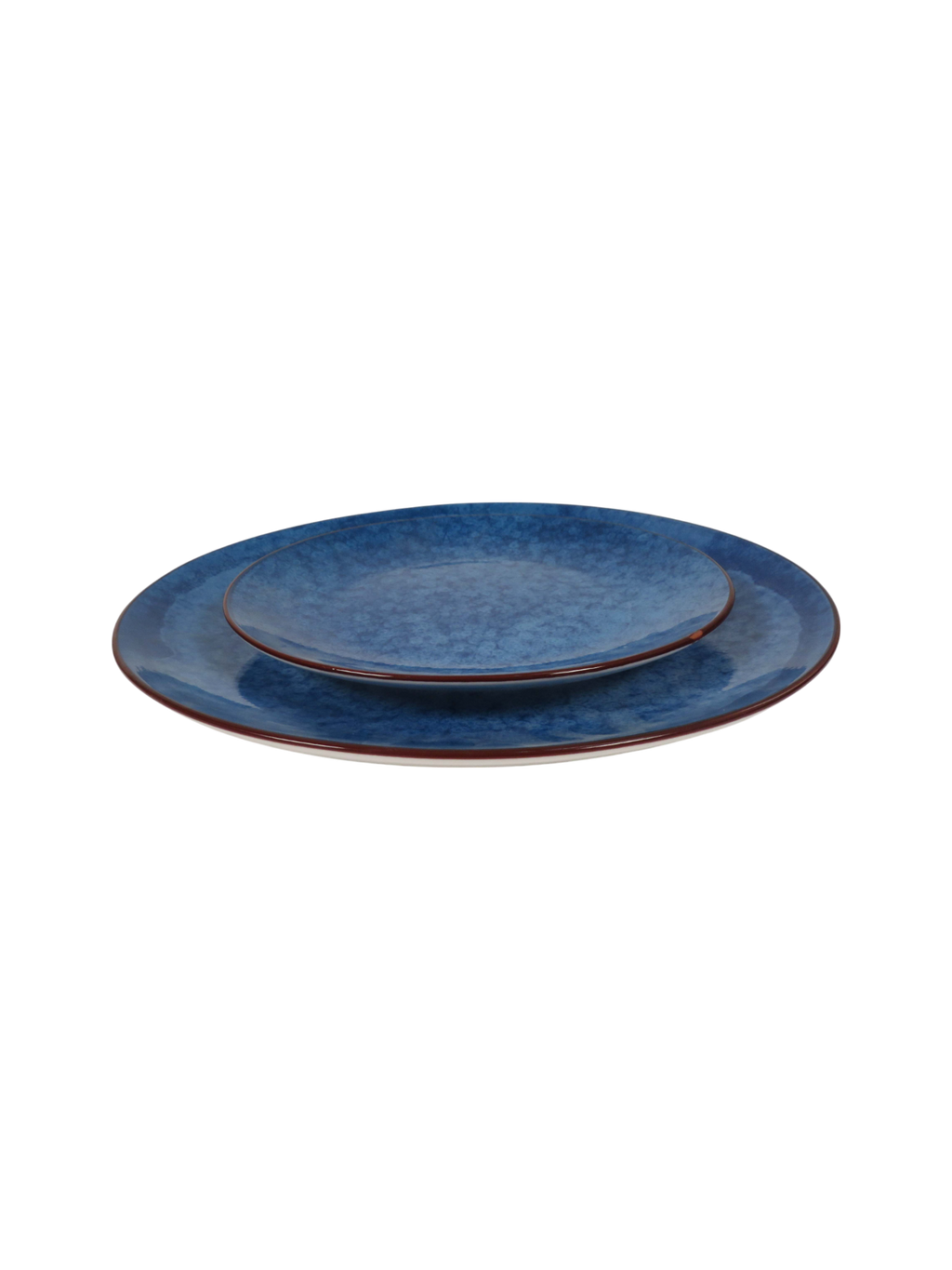 Ocean Reactive Speckle Glaze Plate