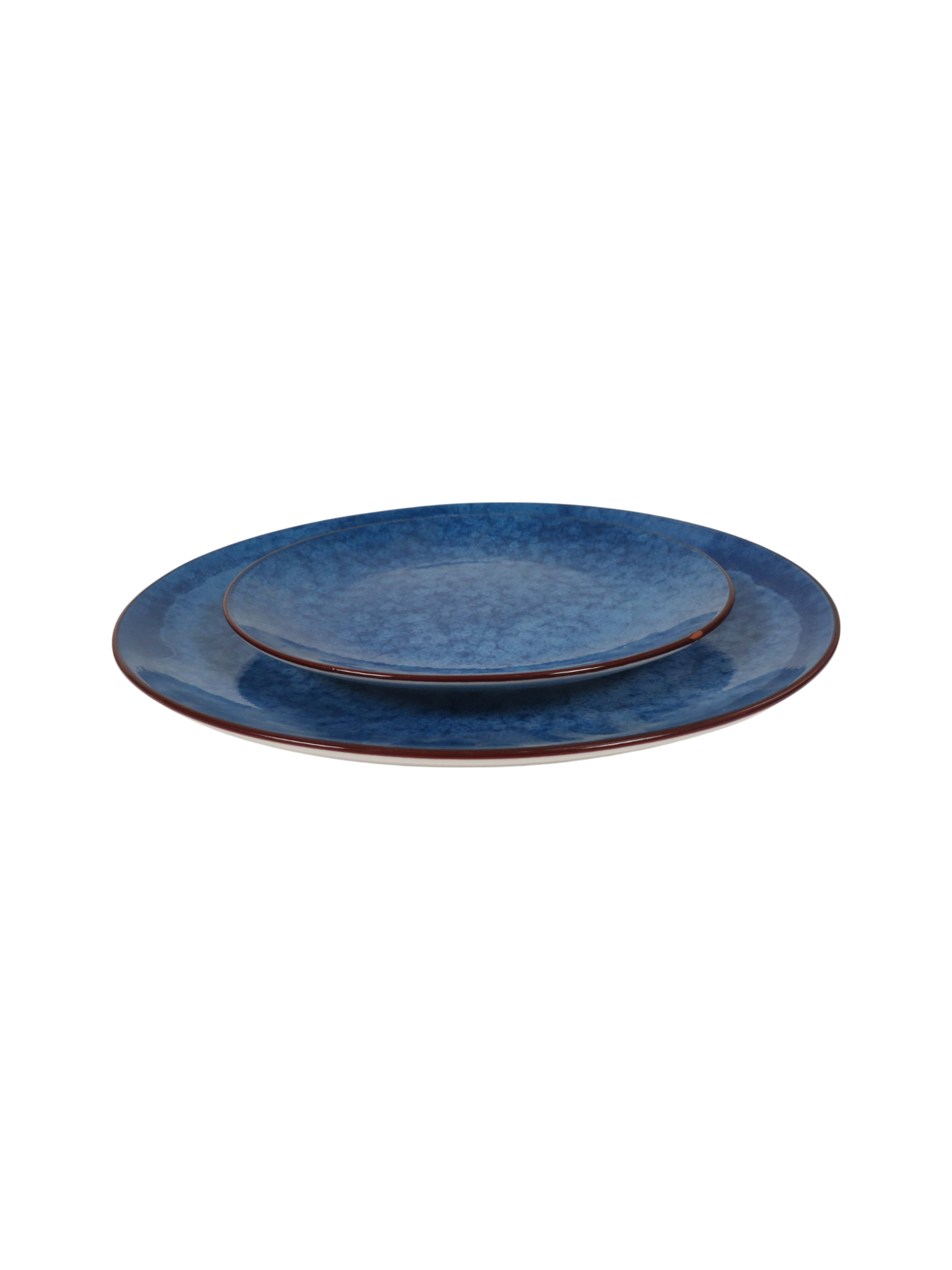 Ocean Reactive Speckle Glaze Plate