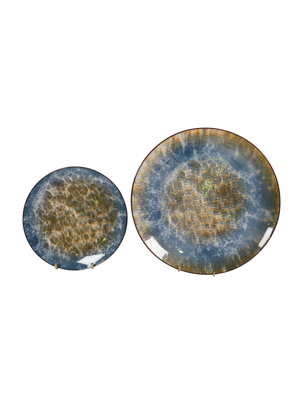 Scorched Earth Reactive Glaze Dinner Plate