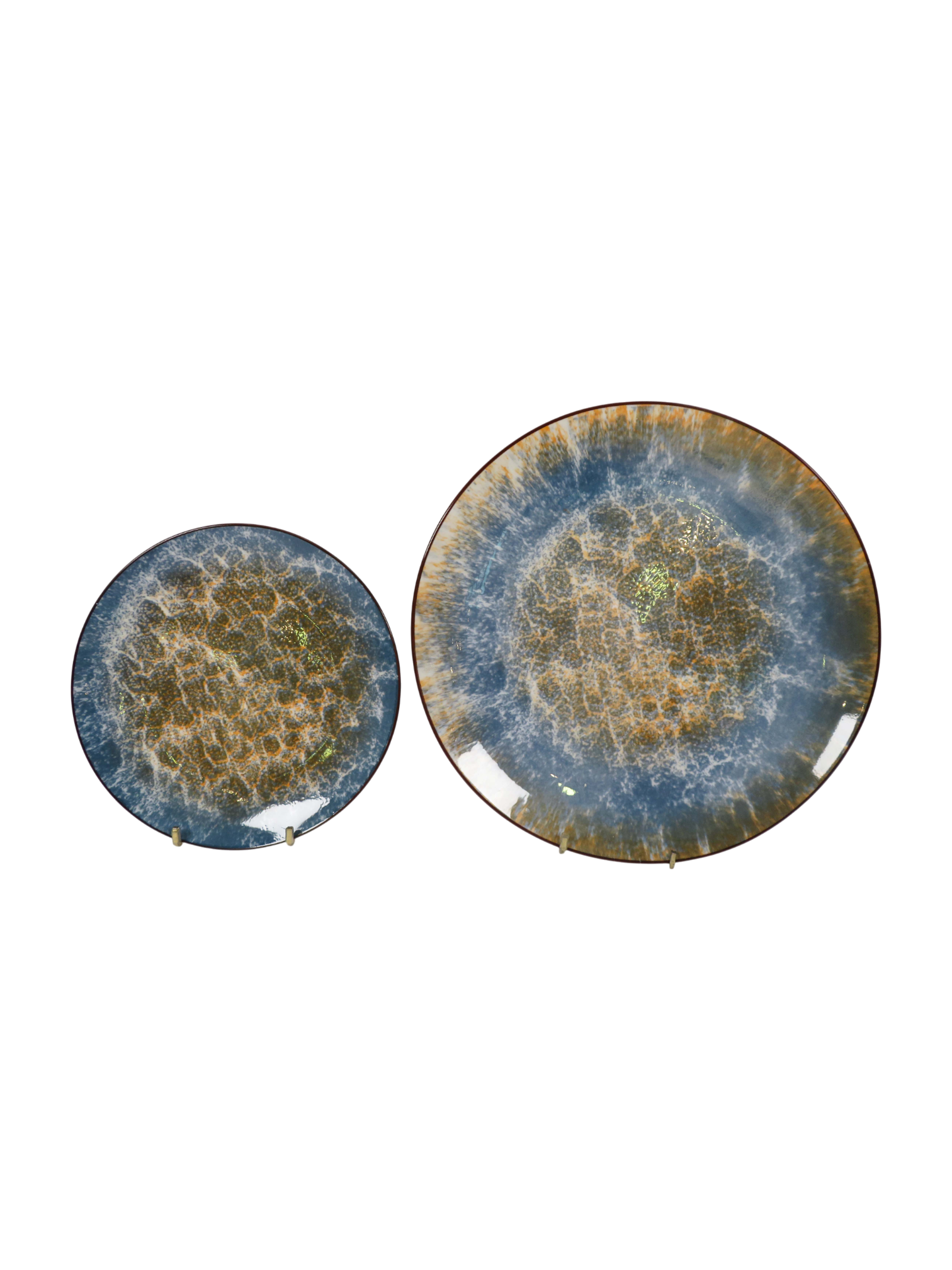 Scorched Earth Reactive Glaze Dinner Plate