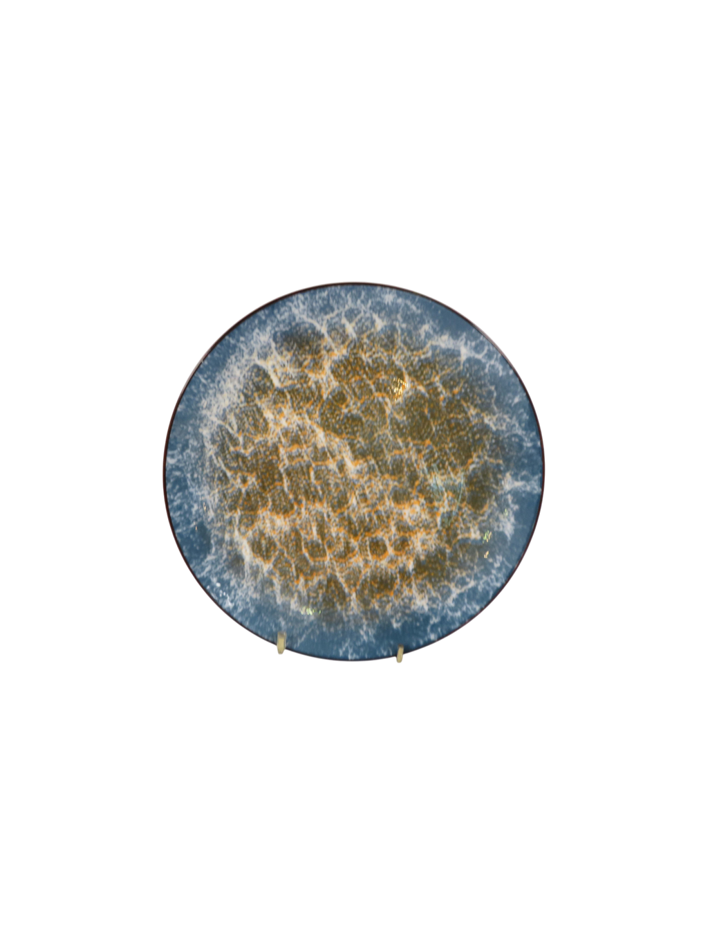 Scorched Earth Reactive Glaze Dinner Plate