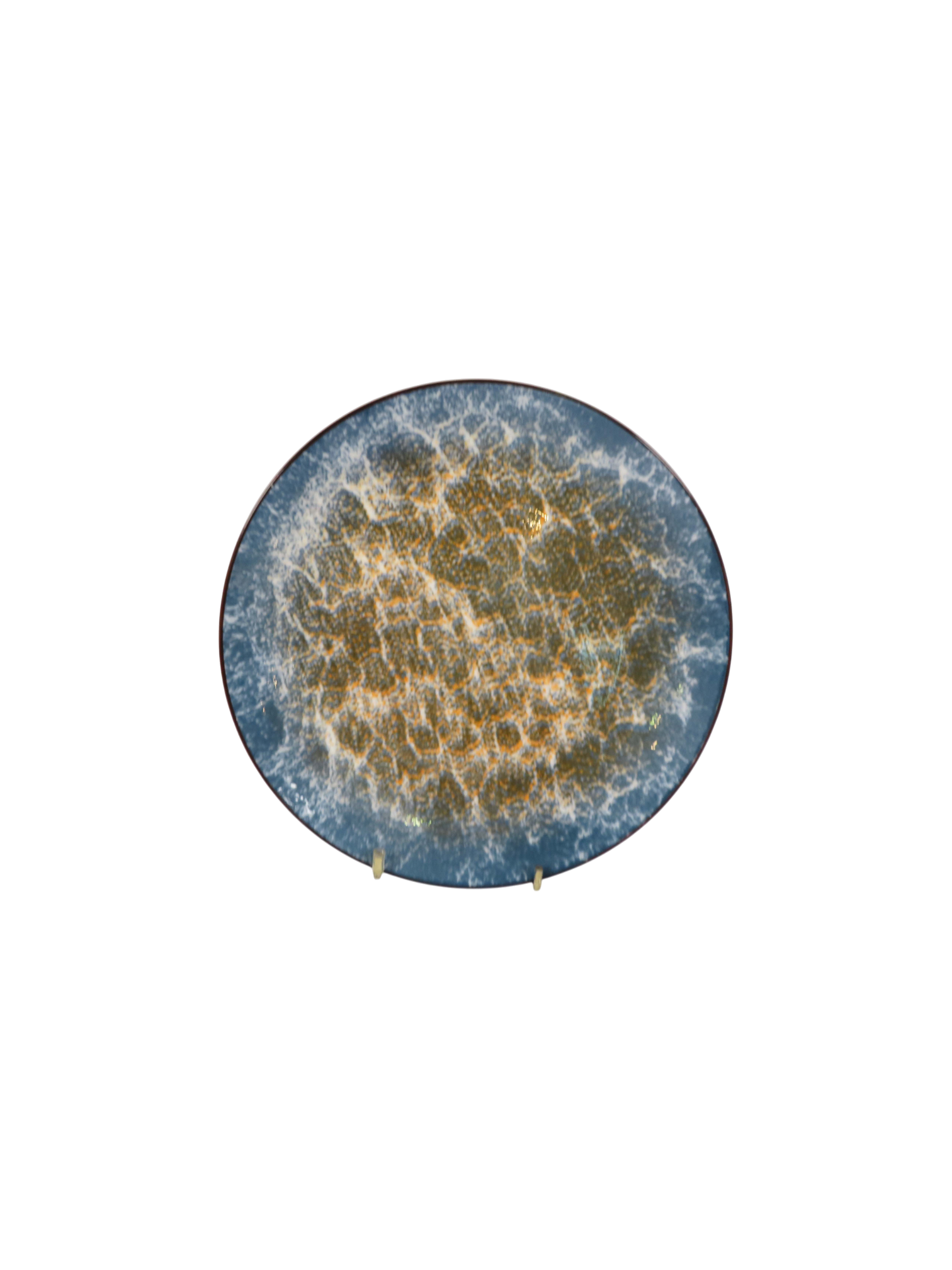 Scorched Earth Reactive Glaze Dinner Plate