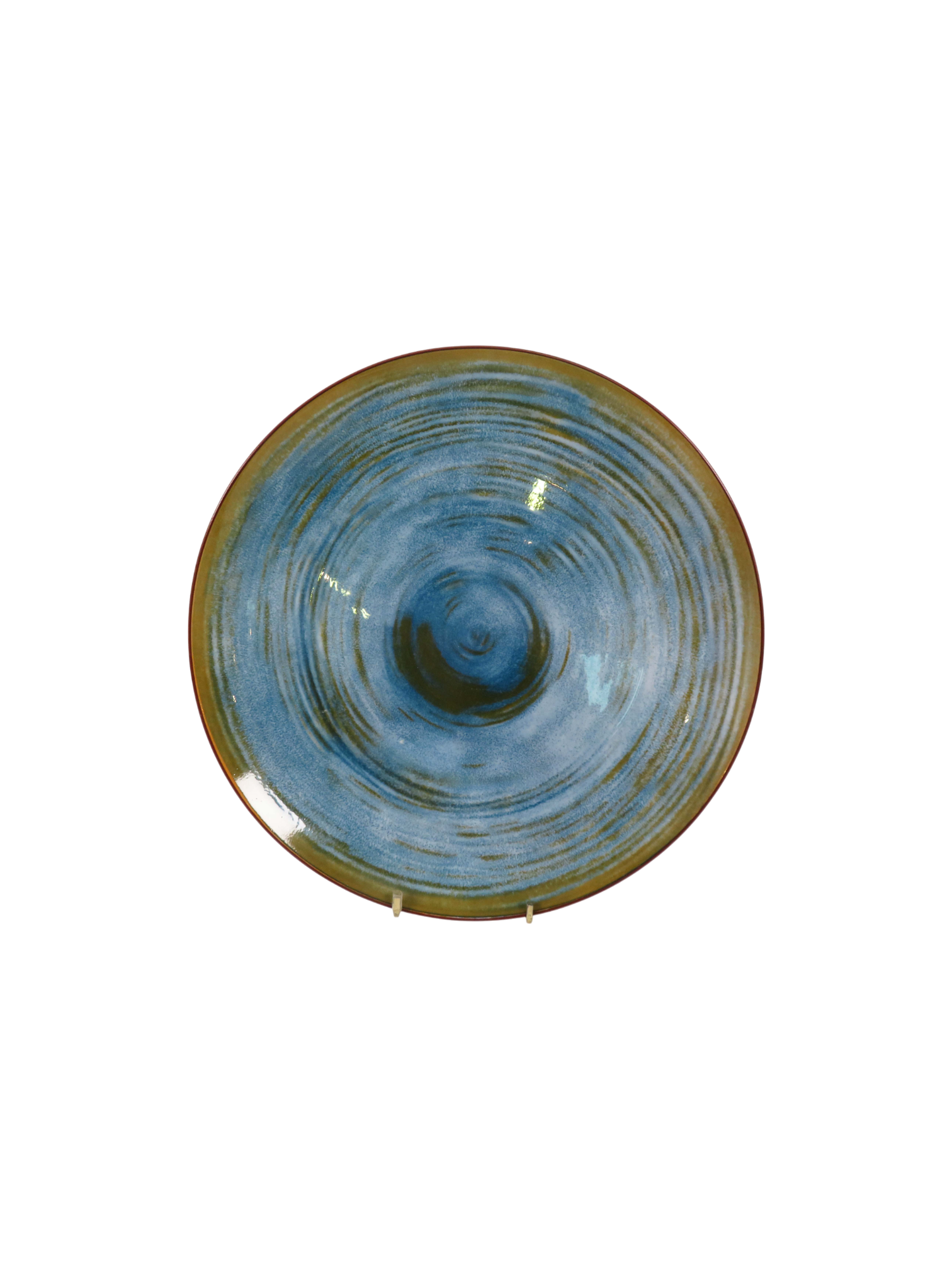 Alice Reactive Glaze  Dinner Plate - Deep Blue