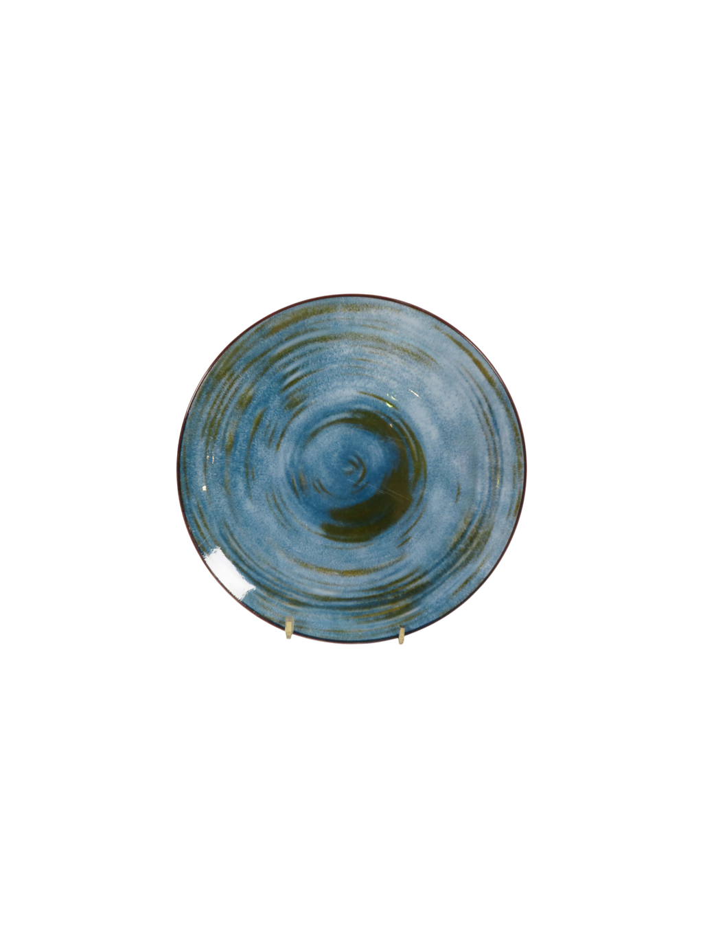 Alice Reactive Glaze  Dinner Plate - Deep Blue