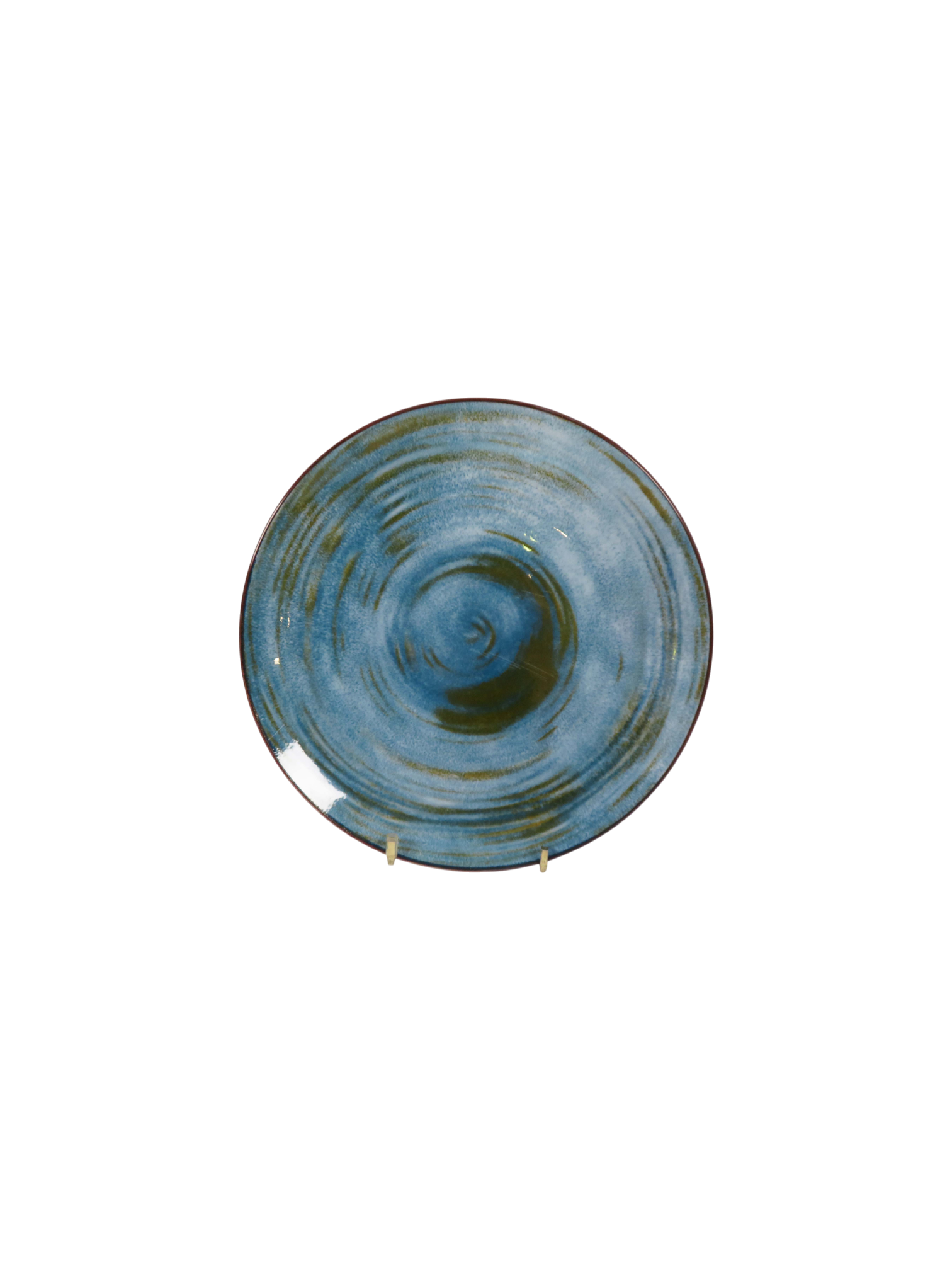 Alice Reactive Glaze  Dinner Plate - Deep Blue