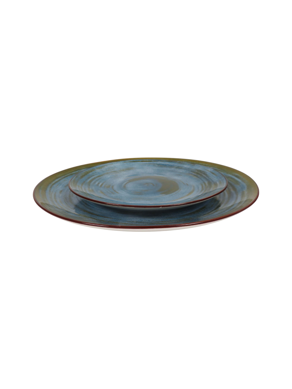 Alice Reactive Glaze  Dinner Plate - Deep Blue