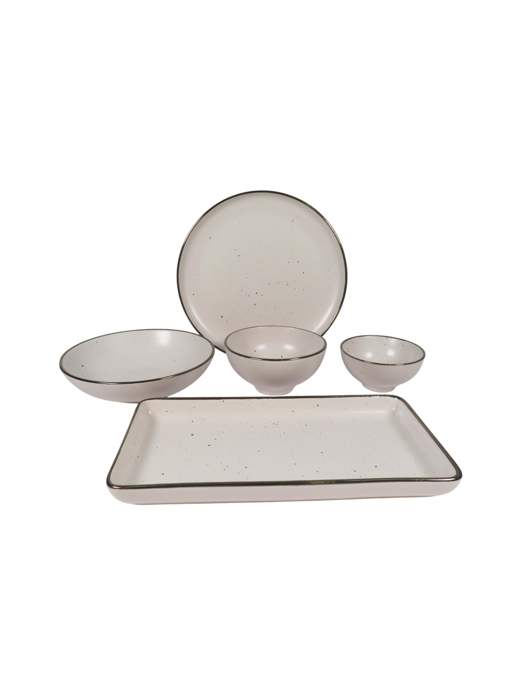 Augusta Speckle Serveware - Gold