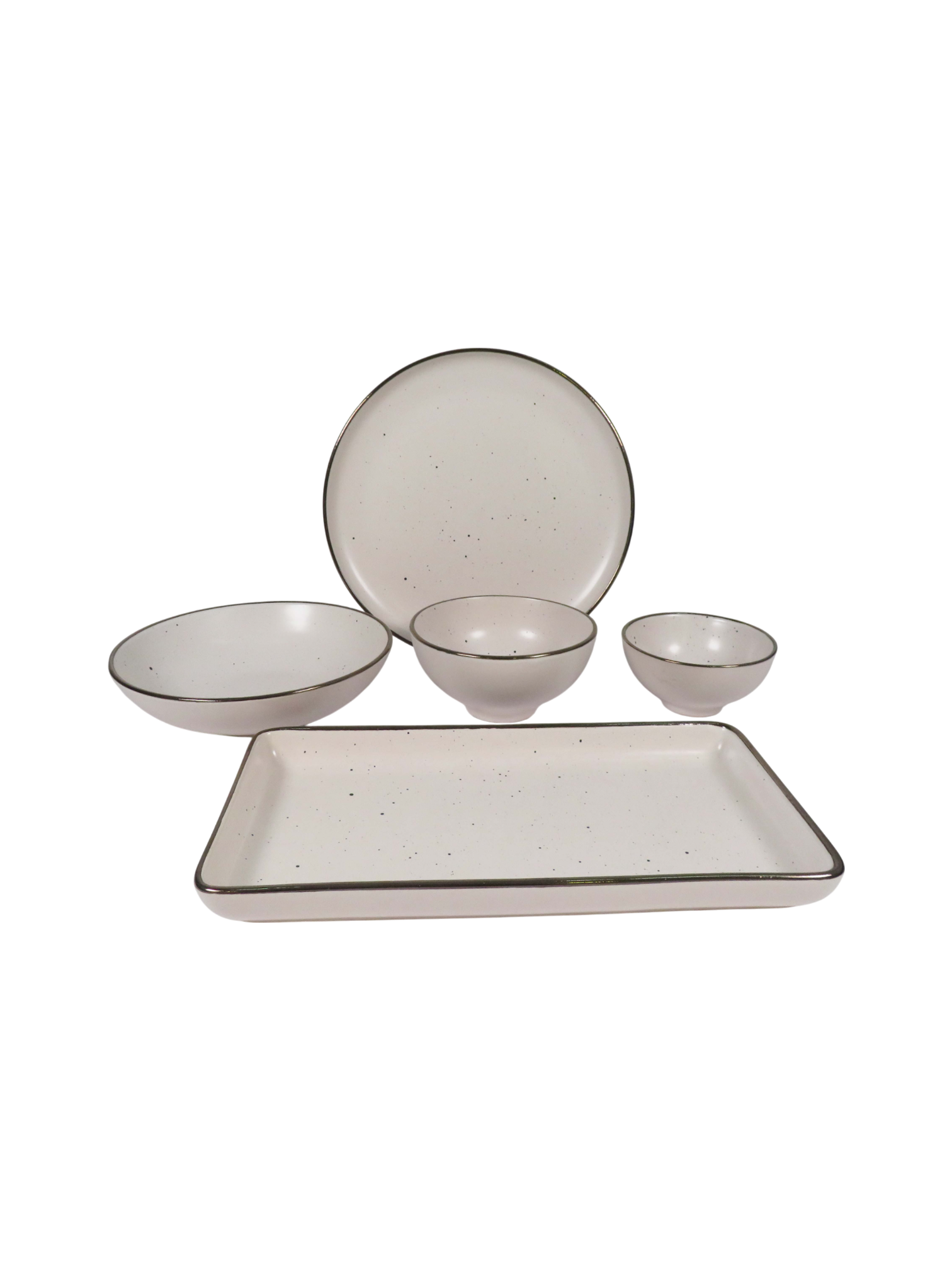 Augusta Speckle Serveware - Gold