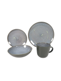Peri Reactive Glaze Dinner Set - Indigo