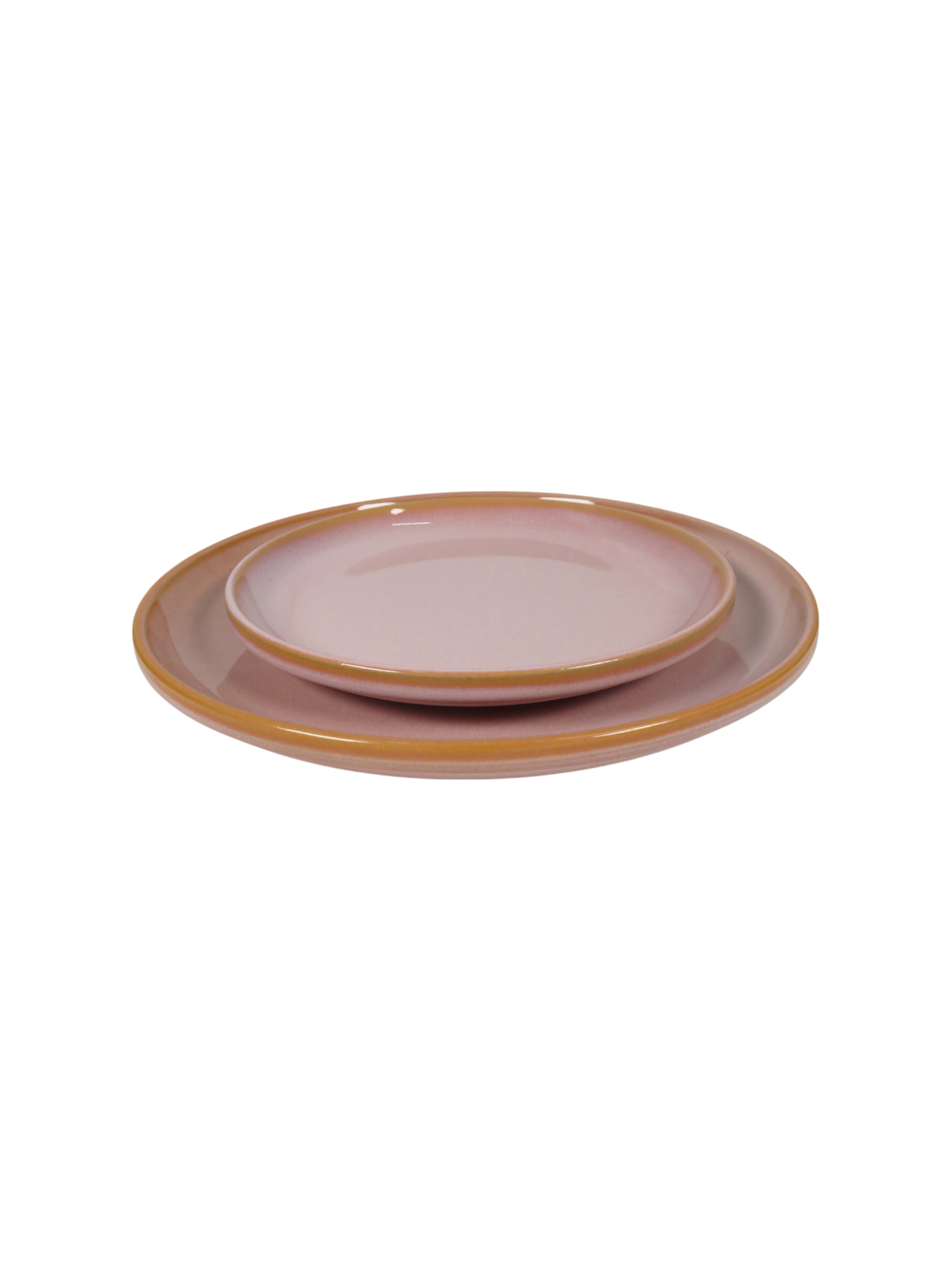 Sunset Reactive Glaze Dinner Set - Pink
